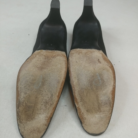 Silvia Fiorentina Womens Suede Rounded Toe. 2.5" H - Picture 6 of 8